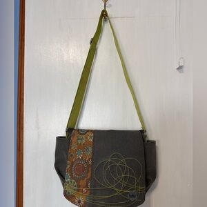 HAIKU Messenger Crossbody Bag, Vegan Pebbled Leather